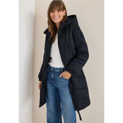 cecil Steppmantel mit Kapuze - Blau - Damen - Size: XL XXL M XS L S cecil Steppmantel mit Kapuze - Blau - Damen - Size: XL XXL M XS L S