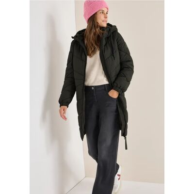 cecil Steppmantel mit Kapuze - Grün - Damen - Size: L XS XL XXL S M cecil Steppmantel mit Kapuze - Grün - Damen - Size: L XS XL XXL S M