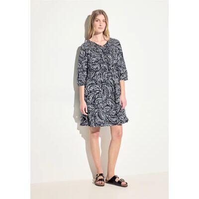cecil Tunika Print Kleid - Schwarz - Damen - Size: M XS XXL XL S L cecil Tunika Print Kleid - Schwarz - Damen - Size: M XS XXL XL S L