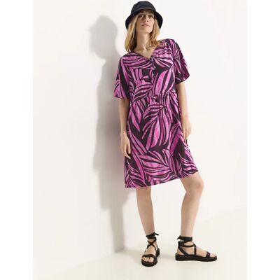 cecil Sommerkleid mit Print - Rot - Damen - Size: S L XS XL XXL cecil Sommerkleid mit Print - Rot - Damen - Size: S L XS XL XXL