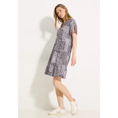 cecil Patchwork Print Kleid - Rot - Damen - Size: S L XXL XS M XL cecil Patchwork Print Kleid - Rot - Damen - Size: S L XXL XS M XL