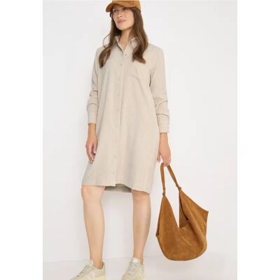 cecil Cordkleid - Beige - Damen - Size: XL XXL L M XS S cecil Cordkleid - Beige - Damen - Size: XL XXL L M XS S