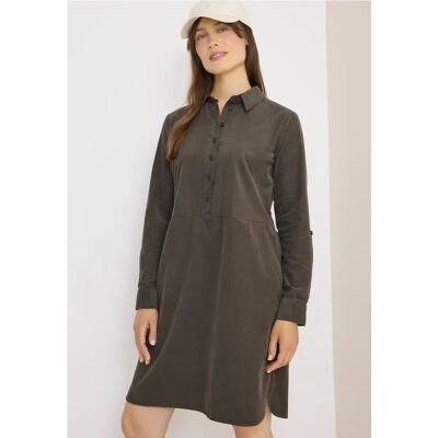 cecil Cordkleid in Unifarbe - Braun - Damen - Size: XS XXL S L XL M cecil Cordkleid in Unifarbe - Braun - Damen - Size: XS XXL S L XL M