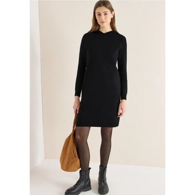 cecil Glitzerkleid mit Kapuze - Schwarz - Damen - Size: XS XL XXL L S M cecil Glitzerkleid mit Kapuze - Schwarz - Damen - Size: XS XL XXL L S M