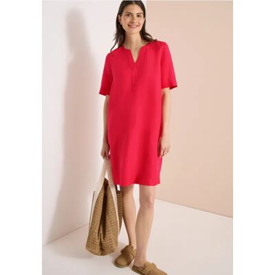 cecil Knielanges Kleid aus Leinenmix - Rot - Damen - Size: M L XL XXL cecil Knielanges Kleid aus Leinenmix - Rot - Damen - Size: M L XL XXL
