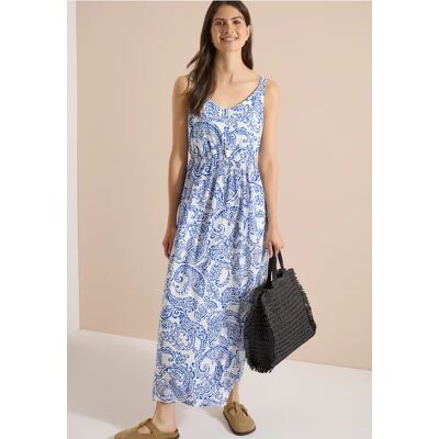 cecil Maxikleid mit V-Neck und Print - Weiß - Damen - Size: XXL 3XL XL L cecil Maxikleid mit V-Neck und Print - Weiß - Damen - Size: XXL 3XL XL L