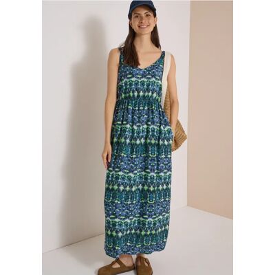 cecil Maxikleid mit V-Neck und Print - Blau - Damen - Size: XXL XL M L XS S 3XL cecil Maxikleid mit V-Neck und Print - Blau - Damen - Size: XXL XL M L XS S 3XL