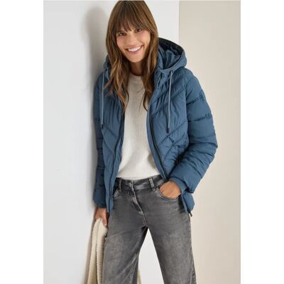cecil Steppjacke mit Kapuze - Blau - Damen - Size: XS L XXL XL cecil Steppjacke mit Kapuze - Blau - Damen - Size: XS L XXL XL