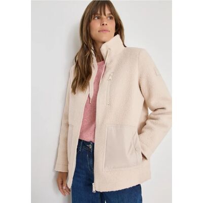 cecil Kuschelige Jacke mit Details - Weiß - Damen - Size: L XXL XS XL cecil Kuschelige Jacke mit Details - Weiß - Damen - Size: L XXL XS XL