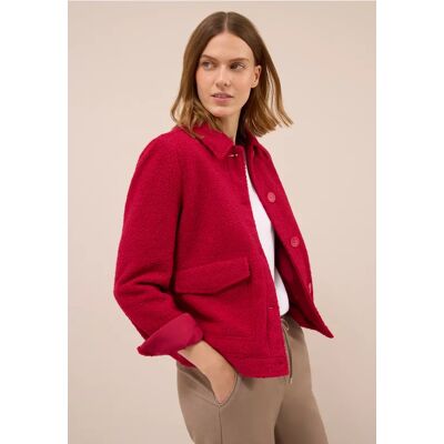 cecil Jacke in Wolloptik - Rot - Damen - Size: M XL XXL L cecil Jacke in Wolloptik - Rot - Damen - Size: M XL XXL L