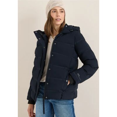 cecil Sportive Jacke mit Kapuze - Blau - Damen - Size: XL XS L XXL M S cecil Sportive Jacke mit Kapuze - Blau - Damen - Size: XL XS L XXL M S