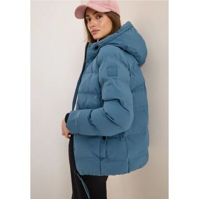 cecil Sportive Jacke mit Kapuze - Blau - Damen - Size: XS L M XXL XL cecil Sportive Jacke mit Kapuze - Blau - Damen - Size: XS L M XXL XL