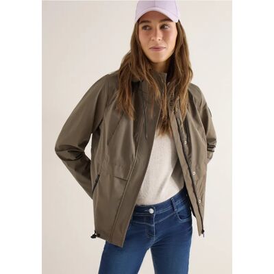 cecil Windbreaker mit Hoodie - Braun - Damen - Size: XS XL XXL L S cecil Windbreaker mit Hoodie - Braun - Damen - Size: XS XL XXL L S