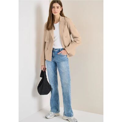 cecil Trenchcoat in verkürzter Passform - Beige - Damen - Size: M XXL S XL XS L cecil Trenchcoat in verkürzter Passform - Beige - Damen - Size: M XXL S XL XS L