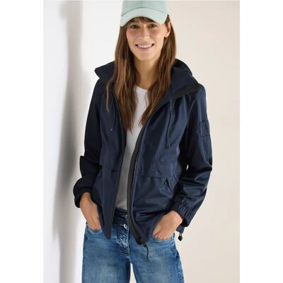 cecil Jacke mit verstaubarer Kapuze - Blau - Damen - Size: XL XXL M L S cecil Jacke mit verstaubarer Kapuze - Blau - Damen - Size: XL XXL M L S