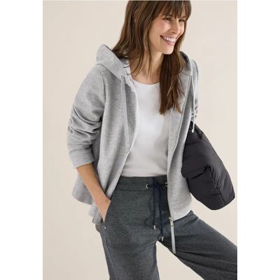 cecil Hoodie Jacke in Woll-Optik - Grau - Damen - Size: XL M L XXL cecil Hoodie Jacke in Woll-Optik - Grau - Damen - Size: XL M L XXL
