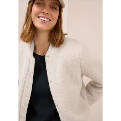 cecil Wendbarer Blouson - Weiß - Damen - Size: L XL XXL cecil Wendbarer Blouson - Weiß - Damen - Size: L XL XXL
