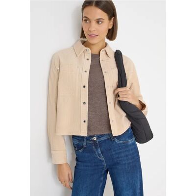 cecil Sportive Cord-Jacke - Beige - Damen - Size: XL XXL L M cecil Sportive Cord-Jacke - Beige - Damen - Size: XL XXL L M