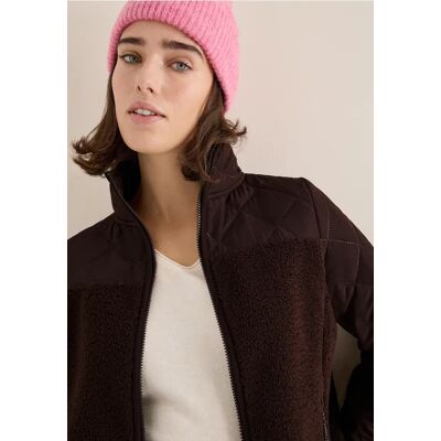 cecil Teddy-Jacke mit Steppdetails - Braun - Damen - Size: XXL XS XL L cecil Teddy-Jacke mit Steppdetails - Braun - Damen - Size: XXL XS XL L
