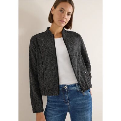 cecil Blouson mit Elastiksaum - Schwarz - Damen - Size: XL L XXL cecil Blouson mit Elastiksaum - Schwarz - Damen - Size: XL L XXL