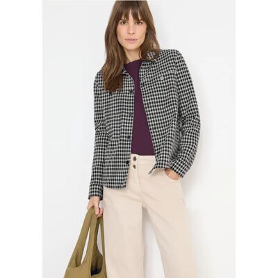 cecil Jacquard Check Indoor Jacke - Schwarz - Damen - Size: XS XL M L XXL S cecil Jacquard Check Indoor Jacke - Schwarz - Damen - Size: XS XL M L XXL S