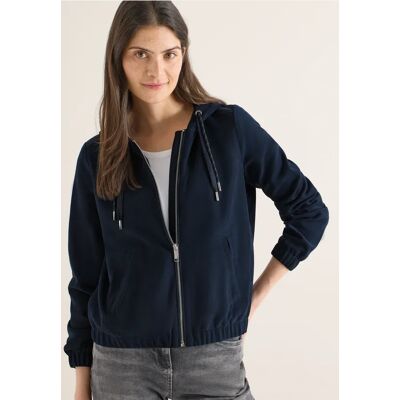 cecil Hoodie Jacke - Blau - Damen - Size: S XXL M L XL XS cecil Hoodie Jacke - Blau - Damen - Size: S XXL M L XL XS