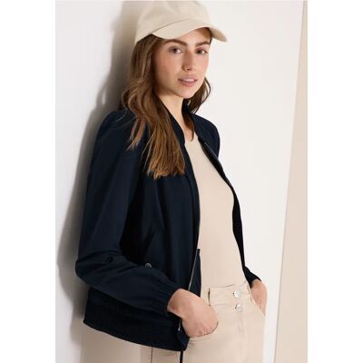 cecil Blouson mit Tunnelzug und Mesh-Details - Blau - Damen - Size: L XS XXL XL S cecil Blouson mit Tunnelzug und Mesh-Details - Blau - Damen - Size: L XS XXL XL S