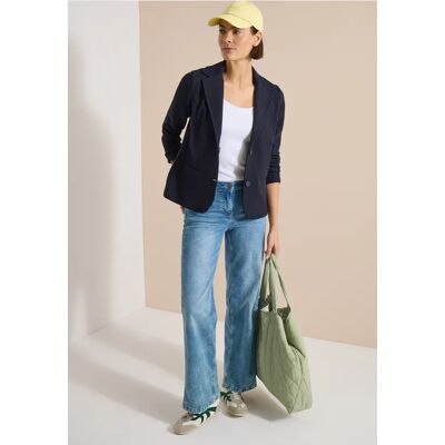 cecil Blazer mit Struktur in Unifarbe - Blau - Damen - Size: M XXL S XL L XS cecil Blazer mit Struktur in Unifarbe - Blau - Damen - Size: M XXL S XL L XS