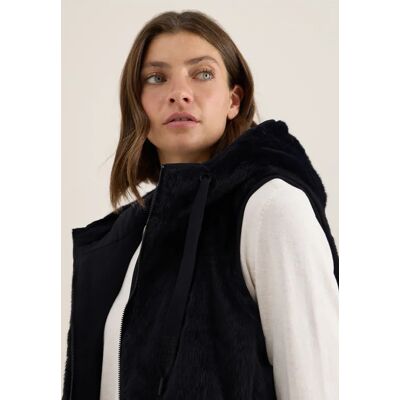 cecil Wendbare Fake Fur Weste - Blau - Damen - Size: L XXL S XS M XL cecil Wendbare Fake Fur Weste - Blau - Damen - Size: L XXL S XS M XL