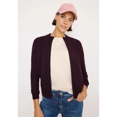 cecil Cosy Cardigan mit Zipper - Rot - Damen - Size: XL XXL L cecil Cosy Cardigan mit Zipper - Rot - Damen - Size: XL XXL L