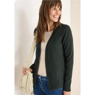 cecil Softer V-Neck Cardigan - Grün - Damen - Size: M XXL L XL cecil Softer V-Neck Cardigan - Grün - Damen - Size: M XXL L XL