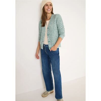 cecil Two Tone Cardigan - Grün - Damen - Size: XXL L XL cecil Two Tone Cardigan - Grün - Damen - Size: XXL L XL