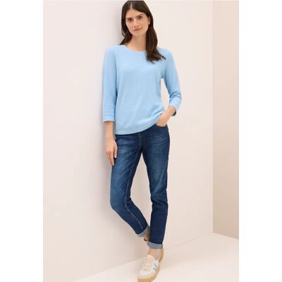 cecil Rundhals Strickpullover - Blau - Damen - Size: XL S XXL L cecil Rundhals Strickpullover - Blau - Damen - Size: XL S XXL L