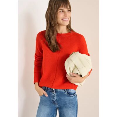 cecil Kuscheliger Pullover - Orange - Damen - Size: XXL XS M XL L cecil Kuscheliger Pullover - Orange - Damen - Size: XXL XS M XL L
