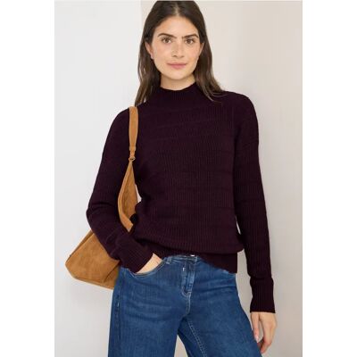 cecil Strukturmix Pullover - Rot - Damen - Size: S XXL XL L M cecil Strukturmix Pullover - Rot - Damen - Size: S XXL XL L M