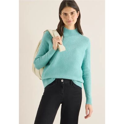 cecil Cosy Turtleneck Pullover - Blau - Damen - Size: XS XL M S L XXL cecil Cosy Turtleneck Pullover - Blau - Damen - Size: XS XL M S L XXL