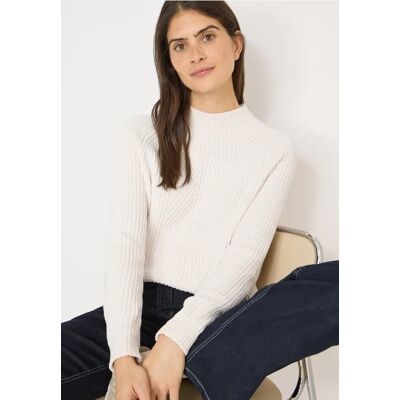 cecil Turtleneck Chenille Pullover - Grau - Damen - Size: XL M XS S L XXL cecil Turtleneck Chenille Pullover - Grau - Damen - Size: XL M XS S L XXL