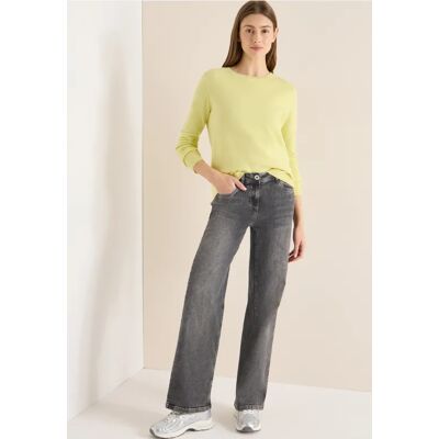 cecil Softer Pullover in Unifarbe - Gelb - Damen - Size: XL L XXL S M cecil Softer Pullover in Unifarbe - Gelb - Damen - Size: XL L XXL S M