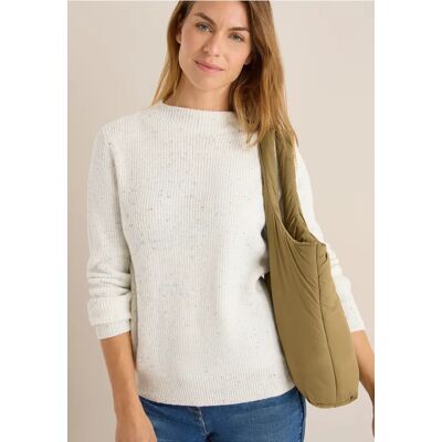 cecil Pullover mit feinem Muster - Weiß - Damen - Size: L XXL XL cecil Pullover mit feinem Muster - Weiß - Damen - Size: L XXL XL