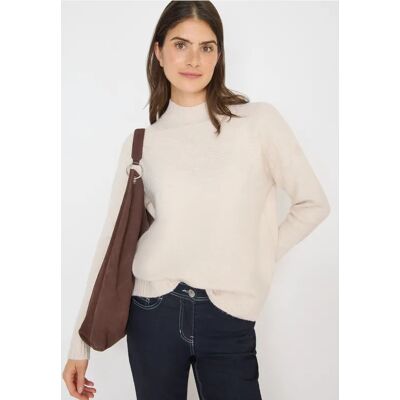 cecil Softer Jacquard Pullover - Beige - Damen - Size: XXL M L XL XS S cecil Softer Jacquard Pullover - Beige - Damen - Size: XXL M L XL XS S