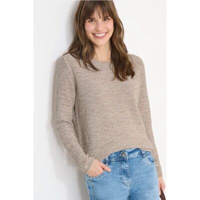 cecil Space Dye Pullover - Braun - Damen - Size: XL M S XXL L XS cecil Space Dye Pullover - Braun - Damen - Size: XL M S XXL L XS