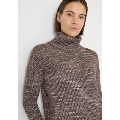 cecil Space Dye Rollkragenpullover - Braun - Damen - Size: S XXL XL L M XS cecil Space Dye Rollkragenpullover - Braun - Damen - Size: S XXL XL L M XS