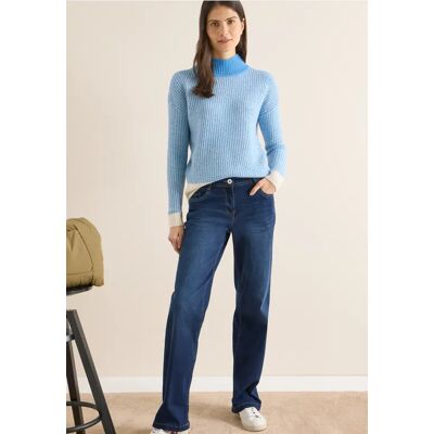 cecil Softer Mouline Pullover - Blau - Damen - Size: L XS S XL 3XL XXL M cecil Softer Mouline Pullover - Blau - Damen - Size: L XS S XL 3XL XXL M
