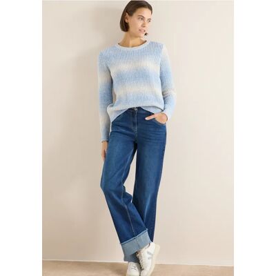 cecil Space Dye Pullover - Blau - Damen - Size: 3XL XL M S XXL L XS cecil Space Dye Pullover - Blau - Damen - Size: 3XL XL M S XXL L XS