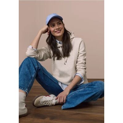 cecil Hoodie mit Struktur - Beige - Damen - Size: S XS XL M XXL L cecil Hoodie mit Struktur - Beige - Damen - Size: S XS XL M XXL L