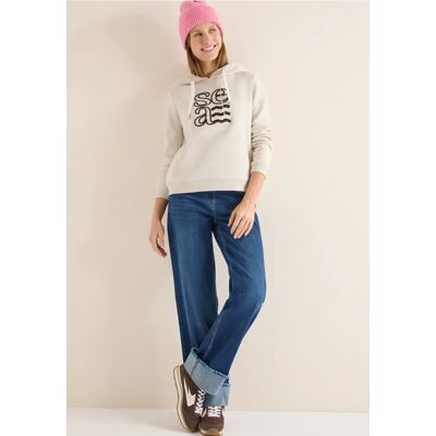cecil Hoodie mit Artwork - Beige - Damen - Size: L XL XXL M XS S cecil Hoodie mit Artwork - Beige - Damen - Size: L XL XXL M XS S