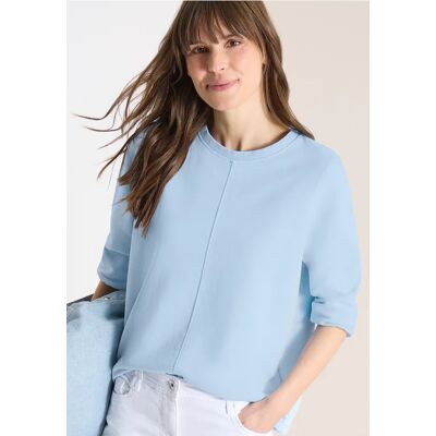 cecil 3/4- Arm Sweatshirt mit Tunnelzug - Blau - Damen - Size: XXL L S XL cecil 3/4- Arm Sweatshirt mit Tunnelzug - Blau - Damen - Size: XXL L S XL