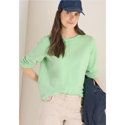 cecil 3/4- Arm Sweatshirt mit Tunnelzug - Grün - Damen - Size: S XS XXL L XL M cecil 3/4- Arm Sweatshirt mit Tunnelzug - Grün - Damen - Size: S XS XXL L XL M