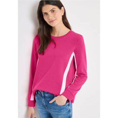cecil Sweatshirt mit Colorblock Details - Pink - Damen - Size: XXL XS XL S M 3XL L cecil Sweatshirt mit Colorblock Details - Pink - Damen - Size: XXL XS XL S M 3XL L