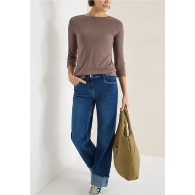 cecil Basic Shirt in Unifarbe - Beige - Damen - Size: L XS XXL XL cecil Basic Shirt in Unifarbe - Beige - Damen - Size: L XS XXL XL